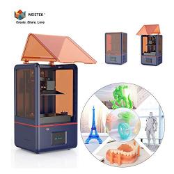 WEISTEK LCD 3D Printer with Parallel Matrix 405nm Light, 5.5inch 2K Screen, Z-axis Dual Linear Rail & Off-line Print 4.72in(L) x 2.36in(W) x 6.10in(H) Printing Size