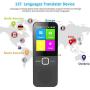 Language Translator Device 137 Languages, Two Way Language Instant and Portable Voice Translator, Offline Real-Time Translator Device with Recording, 1500 mAh Battery
