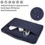 ZINZ Laptop Sleeve 15 15.6 16 Inch Case Briefcase, Compatible MacBook Pro 16 15.4 inch, Surface Book 2/1 15'' Super Slim Spill-Resistant Handbag for Most Popular 15''-16'' Notebooks, Blue