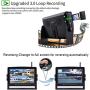 Wireless Backup Camera DVR for RV Truck Trailer Pickup with Monitor Back up Camera Reverse Rear Side View Reversing Stable Signal 1080P Observation System 4 Split with Recording Function eRapta EWX4