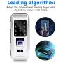 Electronic Smart Glass Door Lock Fingerprint Smart Lock Password Door Access Control System Fingerprint/Password/Swipe/Remote Unlock for Home Office (#3)