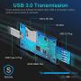 Vanja USB Type C SD Card Reader, USB 3.0 Micro SD Card Reader OTG Adapter for TF, SD, Micro SD, SDXC, SDHC, MMC, RS-MMC, Micro SDXC, Micro SDHC, UHS-I for Mac, Windows, Linux, PC, Laptop
