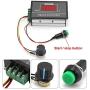 ICQUANZX DC Motor Speed Controller DC 6-60V 12V 24V 36V 48V 30A PWM ，(PWM) Speed Adjustable Stepless Governor Regulator, Motor Speed Controller with Start Stop Switch