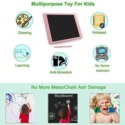 Lacoti LCD Writing Tablet,Kids Writing Board and Electronic Doodle Pad,10 Inch Colorful Drawing Tablet Toy for Kids Learning and Graffiti Gift(Pink)