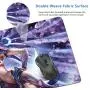 Bimor Extended Gaming Mouse Mat/Pad - Large, Wide (Long) Custom Professional Mousepad, Stitched Edges, Ideal for Desk Cover, Computer Keyboard, PC and Laptop (90x40 dvtianshigirl)