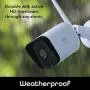 Geeni Hawk 3 HD 1080p Outdoor Security Camera, IP66 Weatherproof WiFi Surveillance with Night Vision and Motion Detection, Compatible with Alexa and Google Assistant, No Hub Required