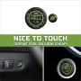 ToolEpic for Dodge Ram 1500 Challenger Charger Durango Accessories 2015-2021 - Engine Start Stop Button Overlay Sublime Green Emblem - Push to Release Hell Badge Unique Style - Perfect for Decals
