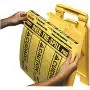 Rubbermaid Commercial Over-the-Spill Pad Station Tablet, Highly Absorbent, Slip-Resistant, ''Caution Wet Floor'', Yellow, 16.5'' x 14'' (FG425400YEL) Rubbermaid Commercial Over-the-Spill Pad Station Tablet, Highly Absorbent, Slip-Resistant, ''Caution Wet Floor'', Yellow, 16.5'' x 14'' (FG425400YEL)