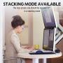 MOUNTUP Dual Monitor Stand Mount- 2 Monitor Arm Desk Mount with Gas Spring, Die-Cast Aluminum Computer Monitor Stand fits 2 Screen 17 to 32 inch - Each Arm Holds up to 17.6LBS MU0024