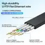 Zoegate Cat 8 Ethernet Cable 16 FT, 26AWG Heavy Duty High Speed RJ45 Connector, Cat8 LAN Gold Plated 40Gbps 2000Mhz Network, Indoor&Outdoor UV Resistant for Router/Modem/Gaming/Switch Zoegate Cat 8 Ethernet Cable 16 FT, 26AWG Heavy Duty High Speed RJ45 Connector, Cat8 LAN Gold Plated 40Gbps 2000Mhz Network, Indoor&Outdoor UV Resistant for Router/Modem/Gaming/Switch