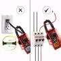 KAIWEETS Digital Clamp Meter T-RMS 6000 Counts, Multimeter Voltage Tester Auto-ranging, Measures Current Voltage Temperature Capacitance Resistance Diodes Continuity Duty-Cycle (AC/DC Current)