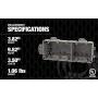 Madison Electric Products MSBMMT5G 5 Gang Multi Mount Device Box with Depth Adjustable, Heavy Duty 42lb
