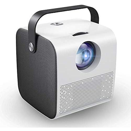 Laiduoao 500 ANSI Lumen Portable Projector, Black, 1080p Image, Video Projector, 30 to 180 Inch Image TV Projector, Movie Projector, Home Entertainment