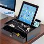 Massca Valet Charging Station Multi-Device Office Desk Organizer Perfect Nightstand Organizer Great for Your Wallet, Keys, Phones & Other Electronic