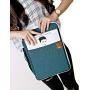 El-fmly Document A4 Waterproof Bag Organizer Portfolio Zipper Portable for Ipad Notebook Travel Office