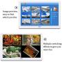 Atatat Digital Photo Frame with IPS Screen - 1280x800 Digital Picture Frame with 1080P Video, Music, Photo, Remote Control, Auto Rotate, Calendar, Time (7 Inch White)