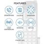 RCA U1000 Unison Base Station - 4 Line Phone Systems for Small Business with Digital Receptionist Bundle with Blucoil 6 AAA Batteries
