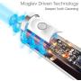 Electric Toothbrush with Powerful Sonic Cleaning-Rechargeable Electric Toothbrushes for Teeth Whitening and Cleaning, 5 Modes, Smart Timer, 2 Replacement Heads, White Electric Toothbrush with Powerful Sonic Cleaning-Rechargeable Electric Toothbrushes for Teeth Whitening and Cleaning, 5 Modes, Smart Timer, 2 Replacement Heads, White
