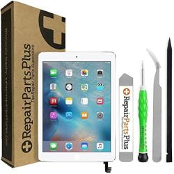 Repair Parts Plus for iPad Air 2 Screen Replacement LCD Glass Digitizer Premium Kit (White)