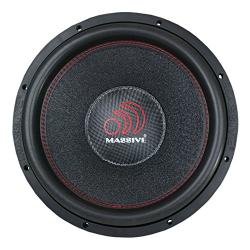 Car Subwoofer by Massive Audio HippoXL122 - SPL Extreme Bass Woofer - 12 Inch Car Audio 4,000 Watt HippoXL Series Competition Subwoofer, Dual 2 Ohm, 3 Inch Voice Coil. Sold Individually