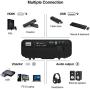 True Full HD Movie Projector 4K Supported, 7200 Lumen Native 1080P Projector with WiFi and Bluetooth Wireless Projector for Home Theater with X/Y Zoom 4D Keystone Supports Laptop, Nintendo, PS4, DVD