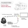 Pyle PLCMRV8B Rearview Backup Parking/Reverse Camera, Waterproof Night Vision Cam, , Black