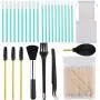 ADXCO 129 Pieces Cell Phone Cleaning Kit Camera Cleaning Kits USB Charging Port and Headphone Port Brush Set Compatible with Phone, iOS Android, Cell Phone, Electronics Cleaner