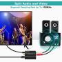 Digital to Analog Audio Converter-192kHz Techole Aluminum Optical to RCA with Optical &Coaxial Cable. Digital SPDIF TOSLINK to Stereo L/R and 3.5mm Jack DAC Converter for PS4 Xbox HDTV DVD Headphone