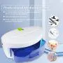 UV Sterilizer Disinfection Cabinet Ozone Disinfect for Nail Art Equipment Tool Manicure Portable Nail Disinfection Box Hairdressing Tool, Smart Phone, Barber Scissors Salon Spa Towel