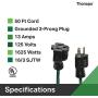 Thonapa Outdoor Extension Cord - 16/3 SJTW Durable Green Cable - Great for Garden and Major Appliances (50 Foot)