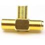 F Female Coax Cable Connectors,ANHAN F Type Coaxial Splitter 3 Way TV Combiner Splitter Female to 2 Female Adapters for TV Video VCR Antenna TV Cable Satellite Tuner Antenna 5Packs
