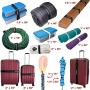 Elastic Reusable Cinch Straps & Cable Ties, 26 Pack Combo Set Assortment, Multipurpose Quality Hook & Loop Cable Organizer, Securing Straps