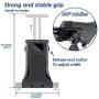 Cup Holder Tablet Mount, 2 in 1 Tablet and Cellphone Car Mount Holder Adjustable Swing Cradle with Extended Cup Phone Holder for Car Compatible with iPad iPhone 12 11 Pro Max Samsung Tablet Smartphone