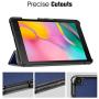 Fintie SlimShell Case for Samsung Galaxy Tab A 8.0 2019 Without S Pen Model (SM-T290 Wi-Fi, SM-T295 LTE), Ultra Thin Lightweight Tri-Fold Stand Cover, Navy