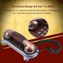 Socobeta Telephone Antique Retro Wall Mounted Telephone Corded Phone Landline Fashion Telephone for Home Hotel(Red Bronze)