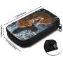 Hxuedan Studio Ghibli Anime Art The Data Cable Storage Bag is A Portable and Independent Design SuitableVFor Travelers to Place The Data Cable, Earphone and Electronic Product Data Cable Storage Bag
