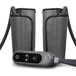 QUINEAR Air Compression Leg Massager for Circulation Calf Wraps Massage,QUINEAR EMS & TENS Foot Massager Electronic Stimulator with Heat