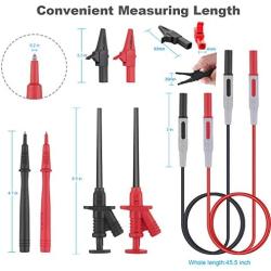 Electronic Test Lead Kit WGGE WG-6625 Multimeter test lead set, Automotive Electronic Connectors Cables Hand Tool Tester
