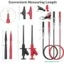 Electronic Test Lead Kit WGGE WG-6625 Multimeter test lead set, Automotive Electronic Connectors Cables Hand Tool Tester