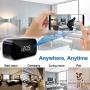 Mini Spy Cameras 1080 Wireless Hidden Camera Clock Portable WiFi Nanny Cam with Night Vision and Motion Detection Security Surveillance Cameras with Phone App for Indoor/Home/Apartment/Office