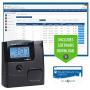 Pyramid Time Systems, PPDLAUBKN, TimeTrax Automated Proximity Time and Attendance Employee Time Clock System with Software Download, Made in USA, RFID, Black, No Touch Employee Punch in