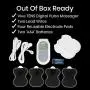 Vive Digital TENs Unit - Portable Muscle Stimulator Electrode Machine Pad Device - Electrotherapy Massager for Neck, Back, Nerve and Sciatica Pain Relief - Personal Electric Home EMS Stim Therapy