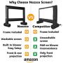Outdoor Projector Screen – 14 ft Inflatable Family TV – Portable Giant Projector – Lightweight Garden Screen – Premium Outdoor Tent for Parties – Dual Projection – Build-in Air Blower Outdoor Projector Screen – 14 ft Inflatable Family TV – Portable Giant Projector – Lightweight Garden Screen – Premium Outdoor Tent for Parties – Dual Projection – Build-in Air Blower