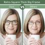 Reading Glasses Oversized Frame Women UV Blue Light Filtering Magnifier 1.25 - 3.00