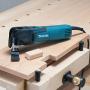 Makita TM3010CX1 Multi-Tool Kit, Tool-Less Blade Change