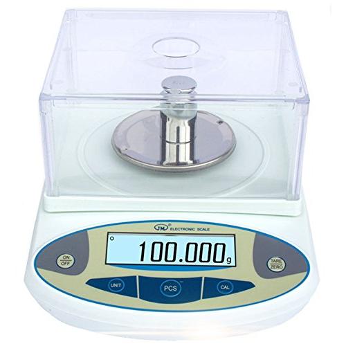 BAOSHISHAN 100g/1mg Lab Scale Precision 0.001g Analytical Electronic Balance Lab Precision Weighing Balance Scales Jewelry Scales Calibrated (100g/1mg)