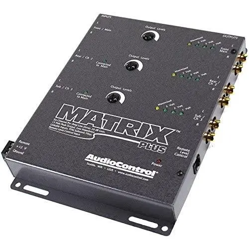 AudioControl MATRIXPLUS-GRAY 6-Channel Line Driver w/ Output Level Controls