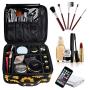 Makeup Travel Case MRSP Makeup Bag,Travel Makeup Organizers And Storage Cosmetic Travel Case Makeup Brushes Toiletry Travel Accessories Sunflower