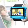 Car Headrest Mount Holder, FANGOR Universal Tablet Holder for Kids in Back Seats, Anti-Slip Strap and Holding Net,Angle-Adjustable/Fits All 7 Inch to 10.5 Inch Tablets