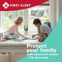 First Alert PC900V Powered Battery-Operated Combination Smoke/Carbon Monoxide Alarm with Voice Location, Black (SCO7CN), 1 Pack, White